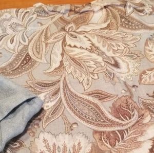 1 Custom made pillow cover linen cotton light aqua